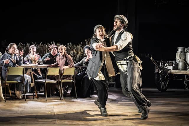 Georgia Bruce (Hodel) and Daniel Krikler (Perchik). Photo: Marc Brenner