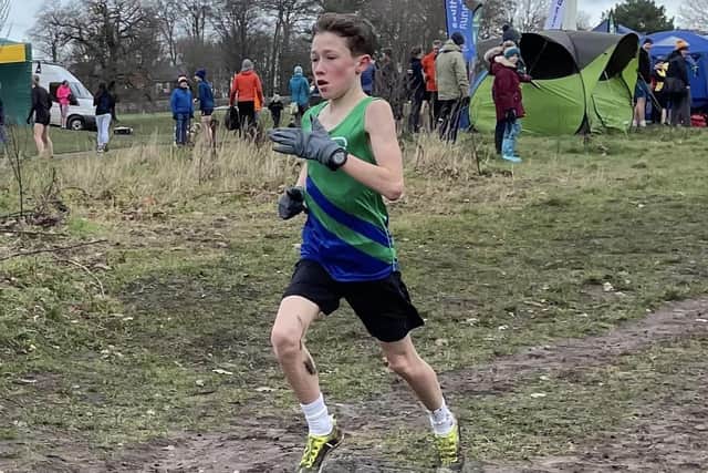 Jacon Nugent on his way to the North Midlands crown.