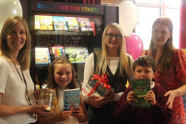 The first two winners were so pleased with their brand new books