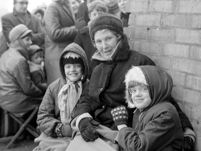 Mansfield Town fans queue for tickets to a big game in 1969.