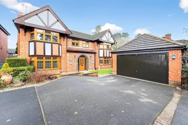 The stunning family home is complemented by a detached double garage, providing secure parking or additional storage and a driveway.