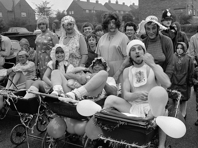 Shirebrook's Pram Race from 1980 - do you recognise anyone taking part?