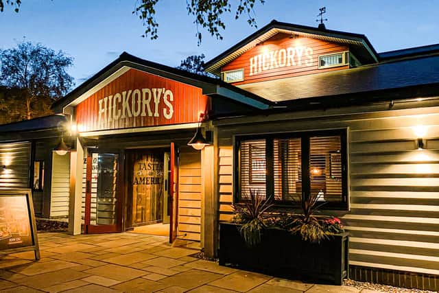 Hickory's Smokehouse specialises in smoked barbecue food.