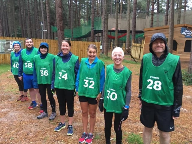 Manfield Harriers descend for the Sherwood Pines parkrun.