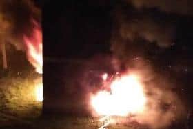 A fire broke out at a Shireoaks Court flat on Saturday, January 6.