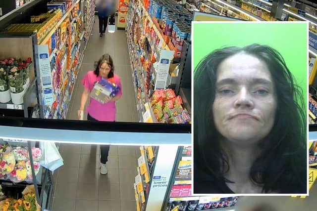 The same Tesco Express in Leeming Lane North, Mansfield Woodhouse, was targeted by Tammy Godley on four separate occasions between 20 July to 1 August.