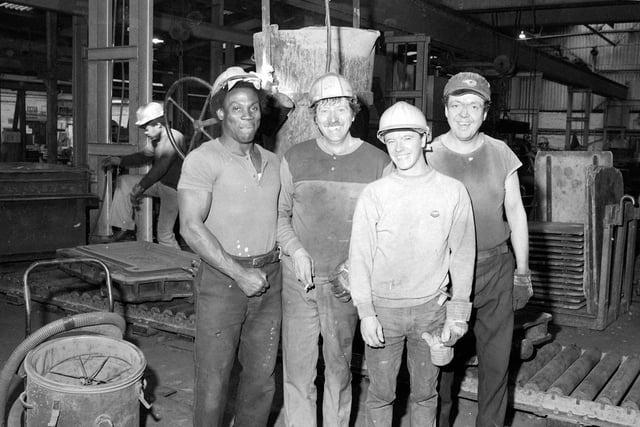 James Maude Foundry eventually closed its doors in 2004. Photo from 1986.