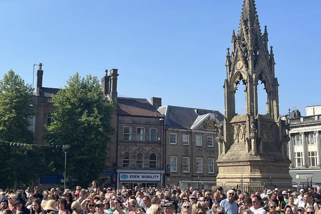 More than 5,000 people flocked to the centre of town for the event.