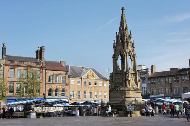 Photo taken of Mansfield Market Place by Anne Shelley.