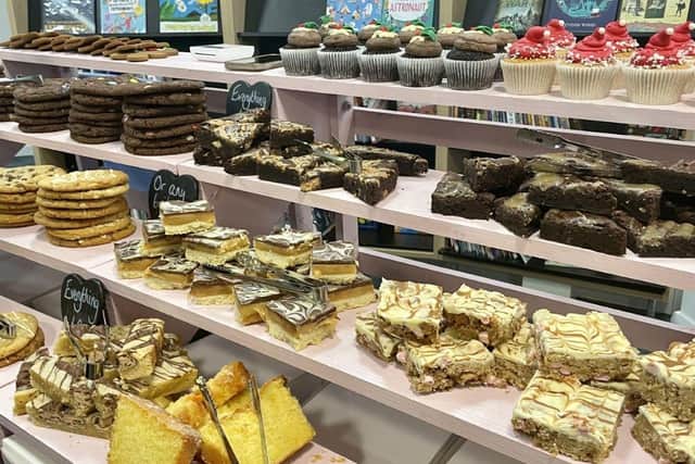 Treat yourself to home-baked goods while you shop!
