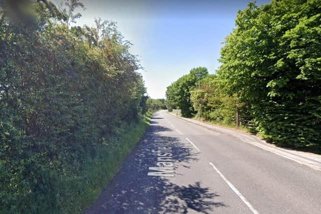 One of the drivers was pulled over on Mansfield Road, Blidworth.