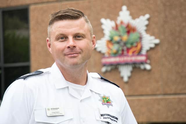 Deputy Chief Fire Officer Craig Parkin, of Nottinghamshire Fire & Rescue Service.