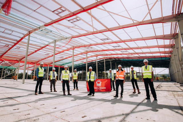 The £10M building project which is underway at Mansfield