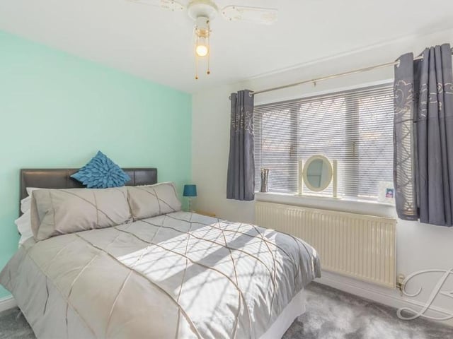 The polish and panache of the Forest Town bungalow are exemplified in this bedroom. A good night's sleep here would be just about guaranteed!
