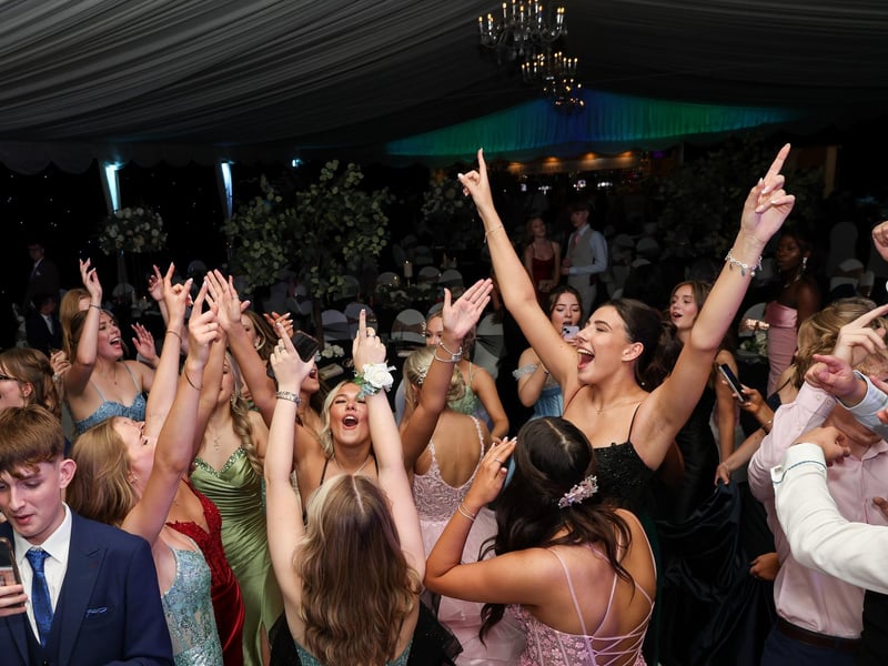 Students from The Garibaldi Secondary School at their 2025 prom.