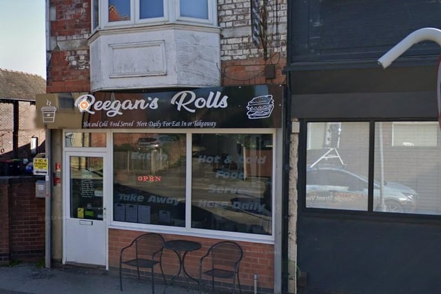 Reegan's Rolls at 123 Portland Road, Hucknall, was handed a four-out-of-five rating after assessment on February 12.
