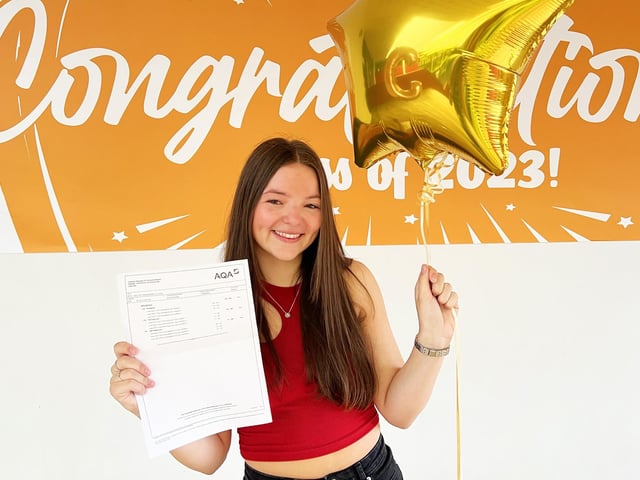 Billie-Jo Baxter will use her qualifications to further her career at Van Elle in Kirkby-in-Ashfield.