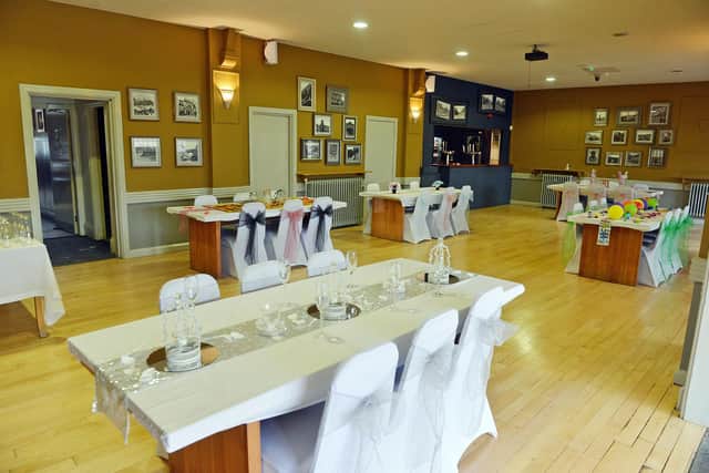 The new function room, which is suitable for weddings, christenings and birthday parties once social gatherings are allowed.
