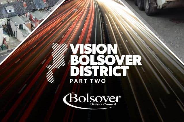 Front cover of the Vision Bolsover District Part Two booklet