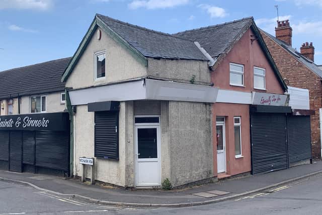The former shop on King Edward Street, Shirebrook that comes under the hammer for a guide price of just £5,000-plus in an online auction next month.