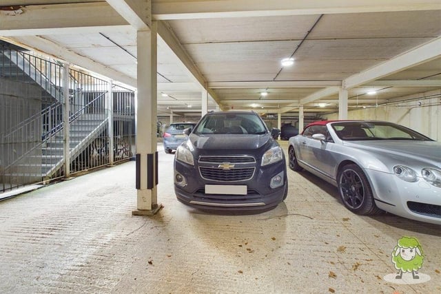 One of the key selling factors at the property is secure, underground parking space.