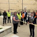 Executive Mayor Andy Abrahams officially opened Mansfield's Memorial Garden