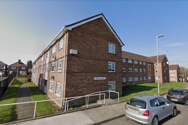 Langton Court, off Langton Road, Sutton.