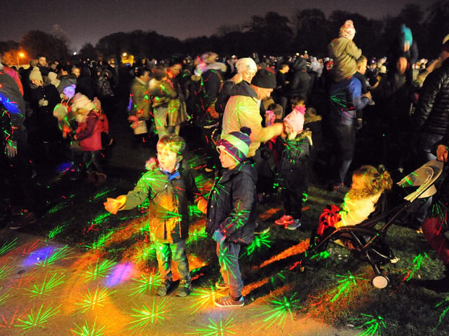 Mansfield Woodhouse firework event in 2016