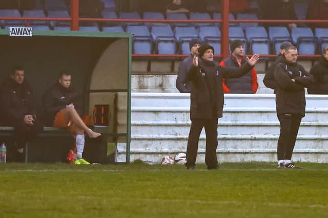 Tough viewing for new Clipstone boss Rudy Funk.