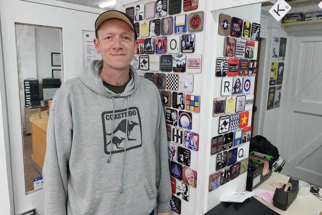 Coasteroo owner Lee Oyitch wants to help his business by supporting others. Photo: National World