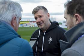 Karl Robinson after the Sky Bet League 2 match against Salford City FC at the One Call Stadium, 24 Feb 2024
Photo credit : Chris & Jeanette Holloway / The Bigger Picture.media
