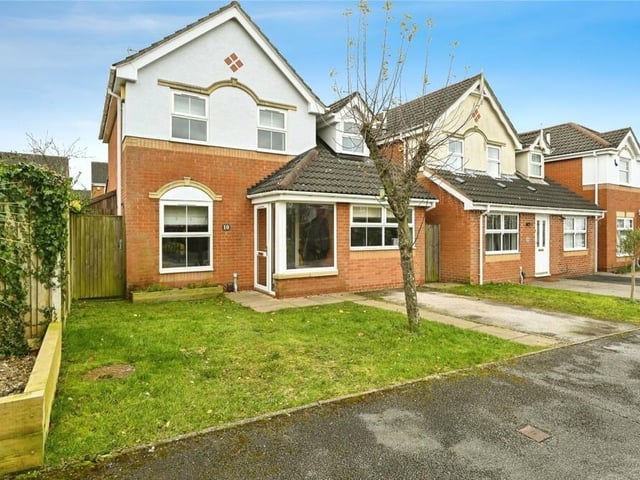 For the last photo in our gallery, let's return to the handsome frontage of the £325,000-plus property. A small driveway sits next to a lawn, with gated access at the side to the enclosed garden at the rear.