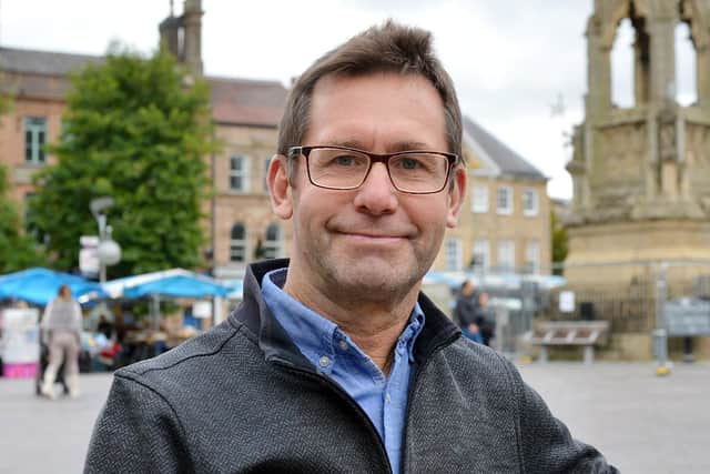 Andy Abrahams, Mansfield mayor.
