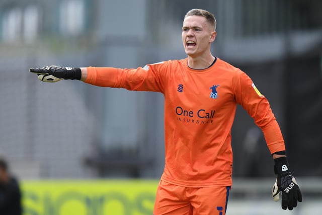 Manchester United loanee Bishop will complete a superb regular season for Stags on Saturday. He was again assured and handled well at Salford and could do nothing about the two free headers his defence allowed the opposition to beat him with. It remains to be seen what United plan for him next season, but for now he will want to have a promotion on his CV whether automatic or via Wembley.