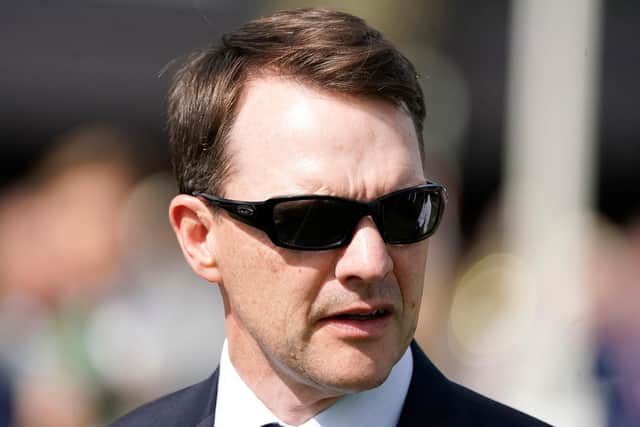 Ace trainer Aidan O'Brien, who has foxed all by declaring only one of his intended six runners in Saturday's Cazoo Derby. (PHOTO BY: Alan Crowhurst/Getty Images)