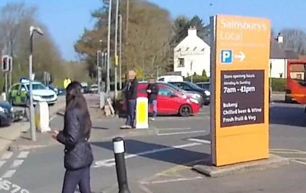 Dash cam appeal after serious collision outside Ravenshead Sainsbury’s store. Image: Nottinghamshire Police.