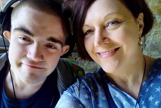Kathryn Brown and son Charlie