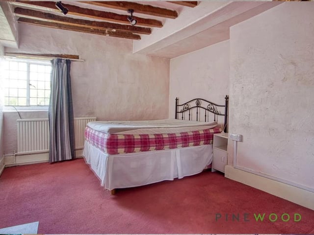 One of five bedrooms in the spacious property