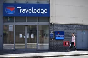 Travelodge. (Photo by BEN STANSALL / AFP) (Photo by BEN STANSALL/AFP via Getty Images)