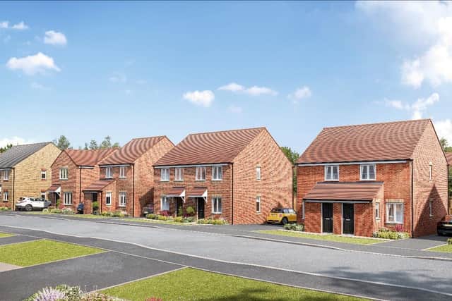 An artist's image of how the new Hollinwell Heath development in Kirkby will look. Photo: Submitted