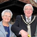 This archive photo shows Freda and Kenneth Walker, while he was serving as chairman of Bolsover District Council.