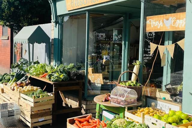 The sun shines on Allotment Box
