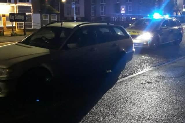 Two cars were seized and drivers fined in Mansfield