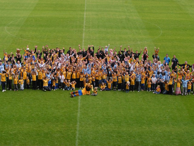 Stags players and fans at Field Mill - can you spot yourself?