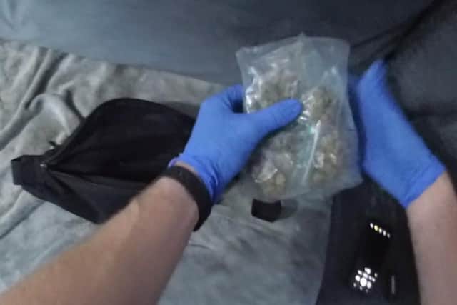 Police seized drugs from a house in Sutton while investigating the robbery of a young boy. Photo: Nottinghamshire Police