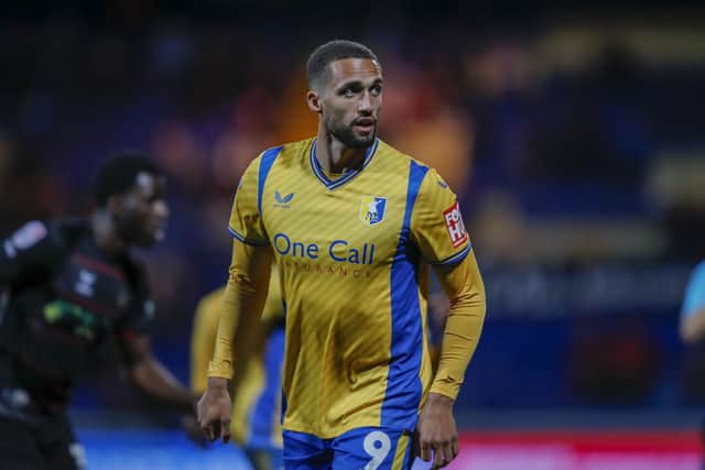 Mansfield Town's Mr Versatile Jordan Bowery. Photo by Chris & Jeanette Holloway / The Bigger Picture.media