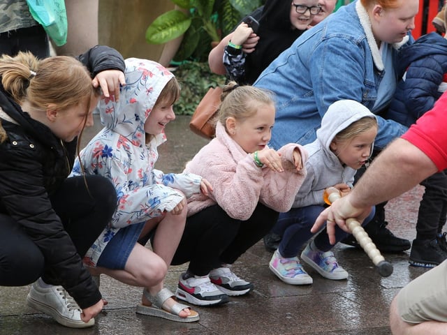 Youngsters learn how to behave like Velociraptors