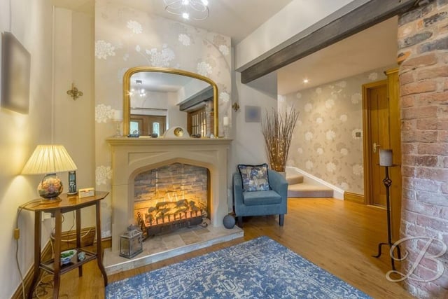 This cosy corner of the £485,000 Sutton property exemplifies its warm, charming and characterful nature,