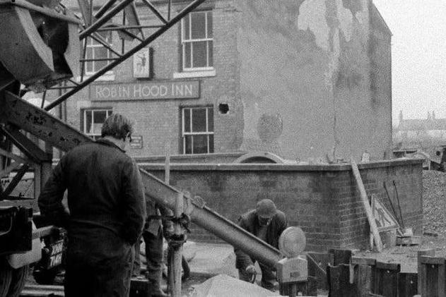 Now the site of the Idlewells shopping centre, the Robin Hood Inn was a pub from the 1800s onwards and changed hands many times over the years.