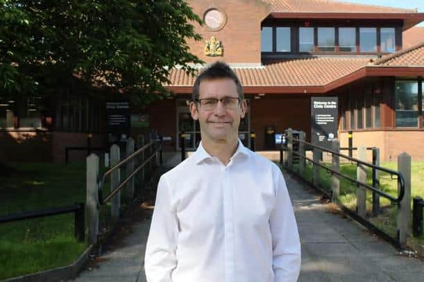 Andy Abrahams, Mansfield mayor.